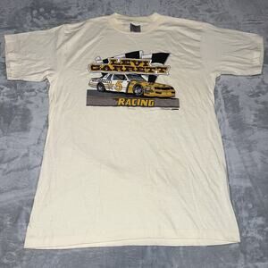 Vintage 80s Geoff Bodine Levi Garrett Racing 5 NASCAR Oneita Shirt Size XL USA